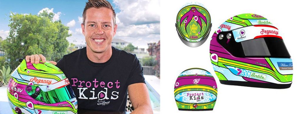 James Courtney Brave Heart Helmet